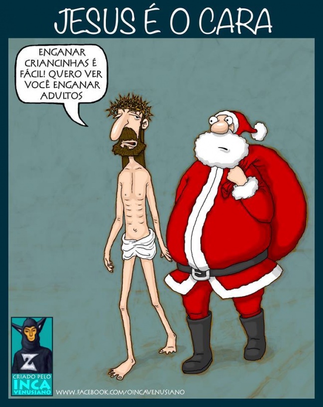 Jesus v/s Papai Noel