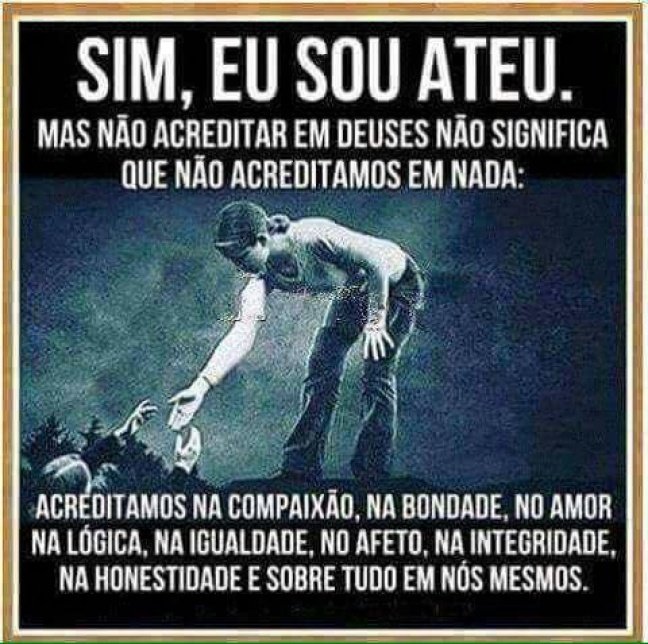 Sim! Sou Ateu